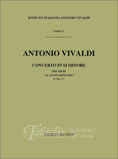 Sinfonia in Si minore - Al Santo Sepolcro RV 169